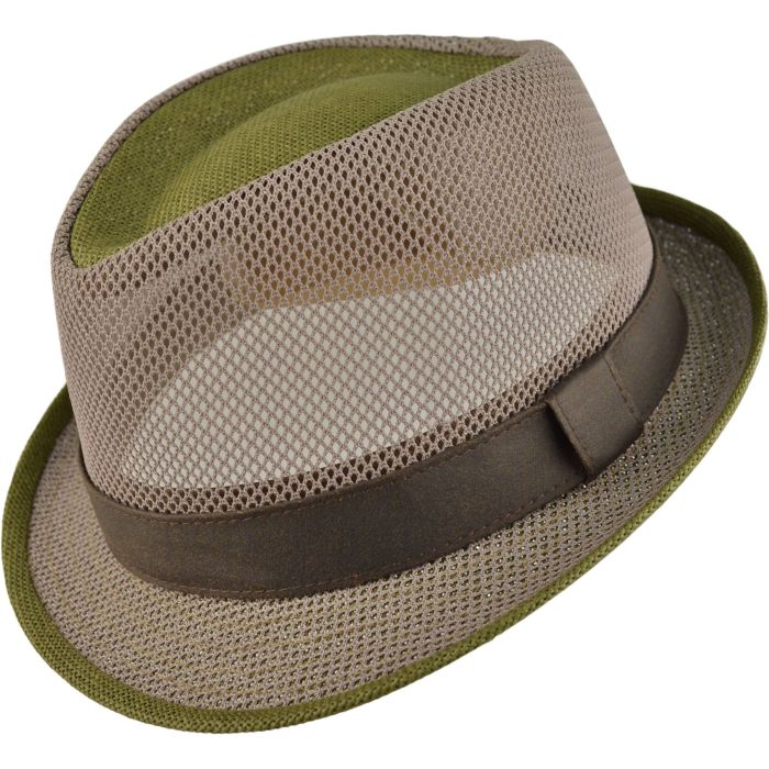 Mesh Trilby Hat