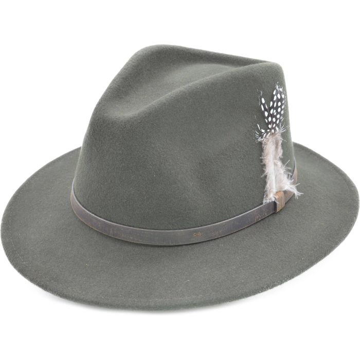 Wool Felt Fedora Cowboy Hat