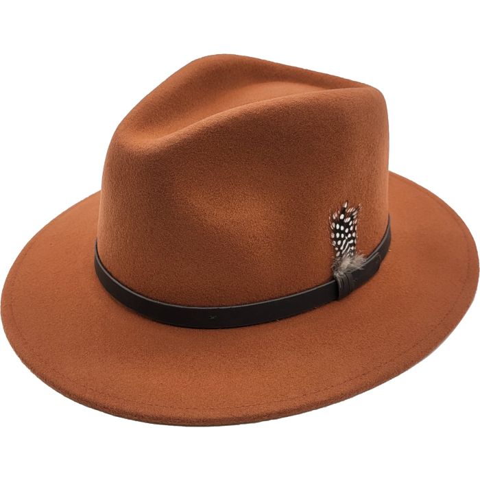 Wool Felt Classic Fedora Hat