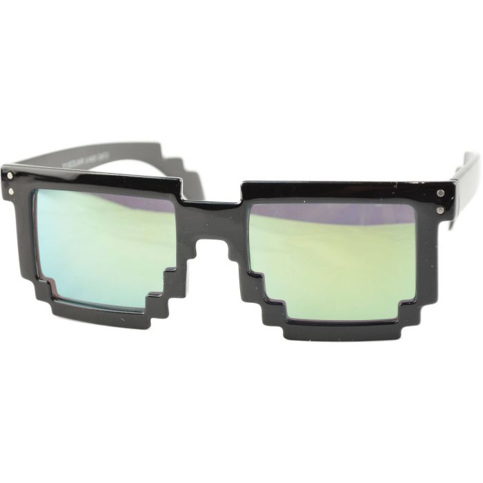 Mirrored Pixel Geek Sunglasses (12pcs)