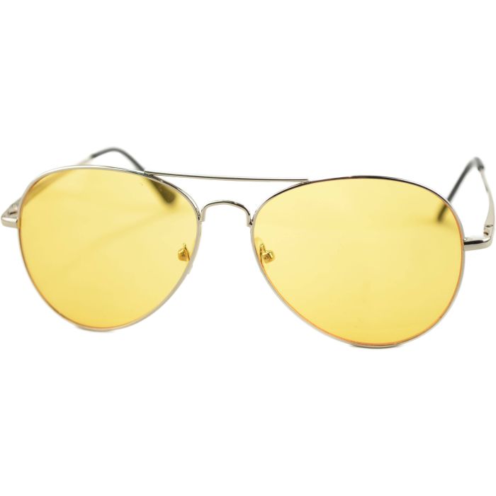 Classic Coloured Aviator Sunglasses (12pcs)
