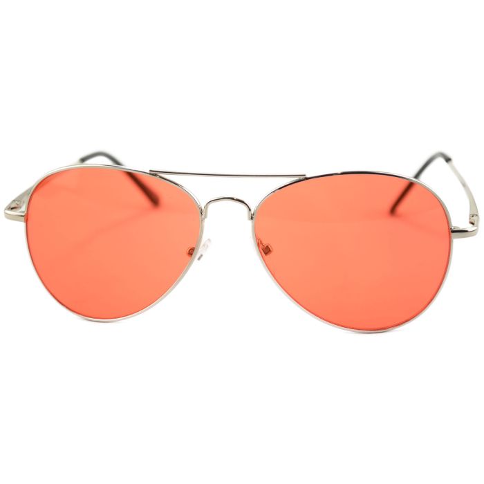 Classic Coloured Aviator Sunglasses (12pcs)