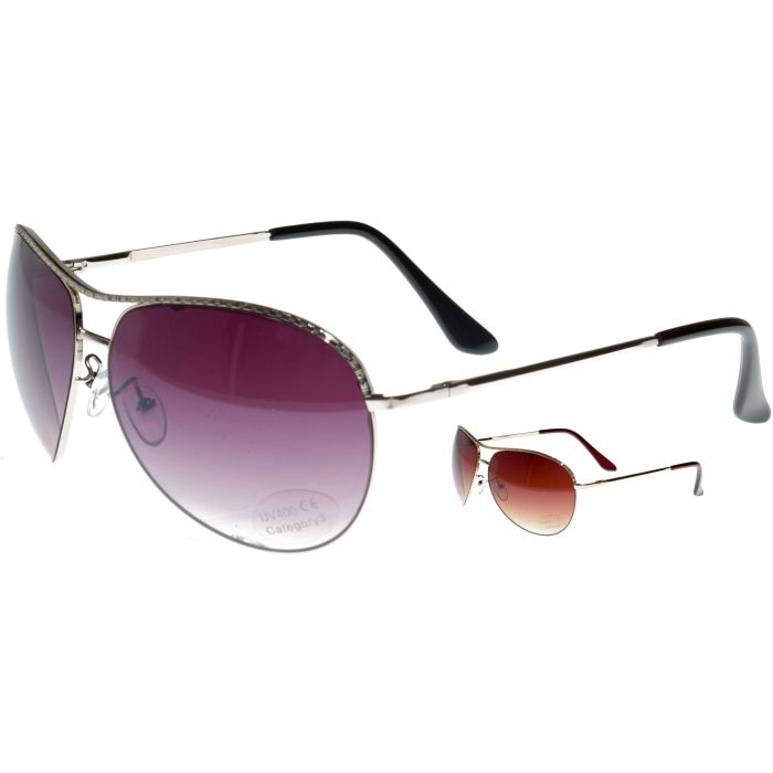 Stylish Aviator Sunglasses (12pcs)