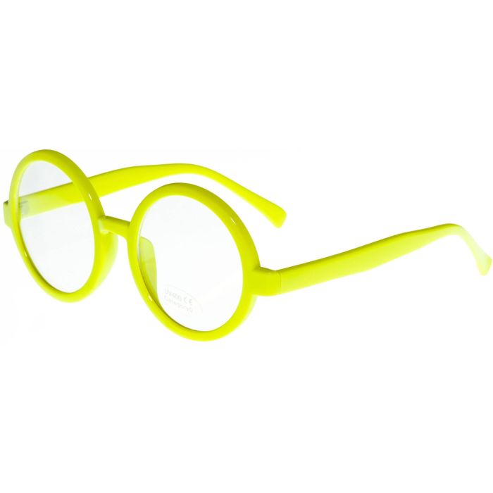 Sleek Round Clear Sunglasses (12pcs)