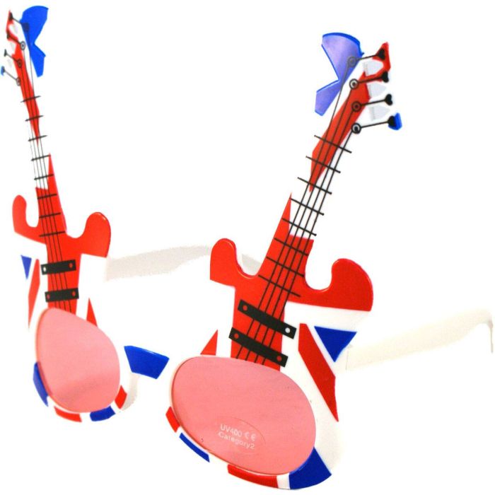 Union Jack Guitar Sunglasses (12pcs)