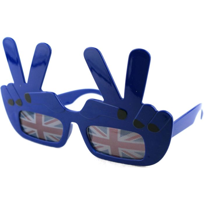 Union Jack Peace Hands Sunglasses (12pcs)