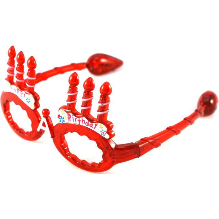 Happy Birthday Light Up Sunglasses (12pcs)