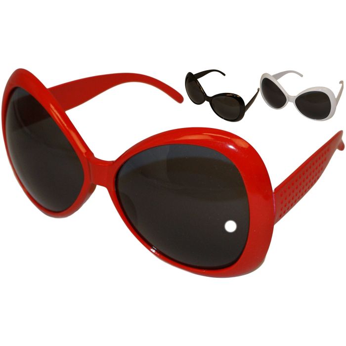 Large Oval Fancy Sunglasses (12pcs)