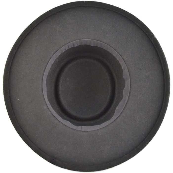Wide Brim Wool Felt Cloche Hat