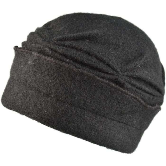 Womens Wool Vintage Cloche Hat