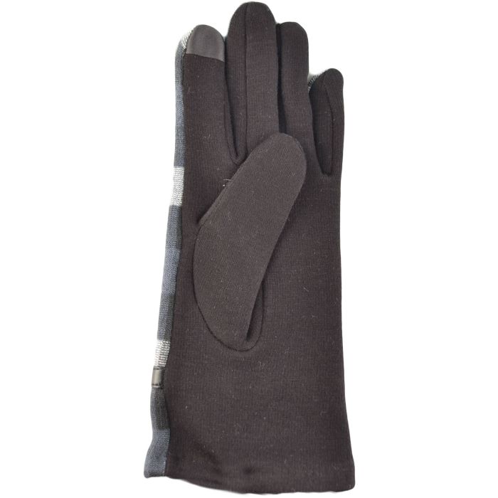 Womens Checked Woolly Gloves (12pcs)