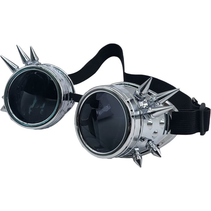 Novelty Spiked Steampunk Motorcycle Goggles