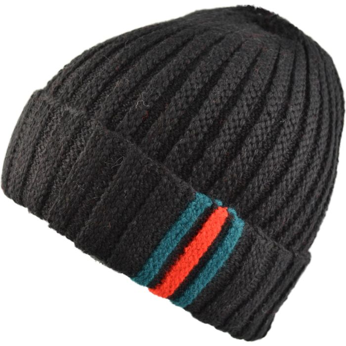 Deep Ridge Beanie Hat (12pcs)