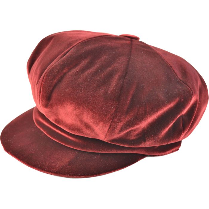 Classic Velvet Newsboy Cap