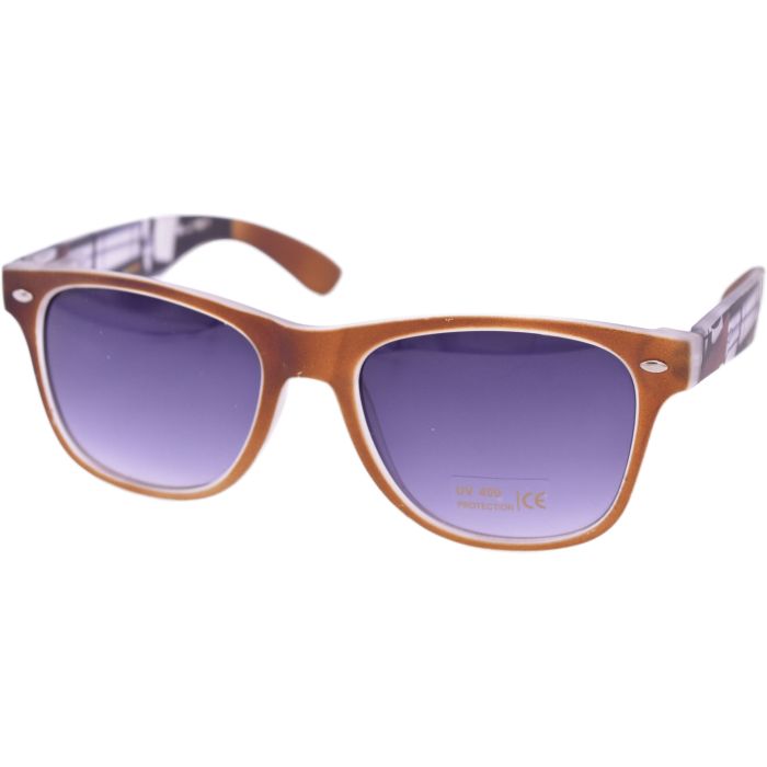 Patterned Wayfarer Sunglasses (12pcs)
