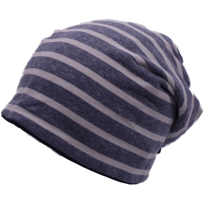 Striped Slouch Beanie