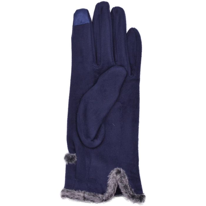 Womens Faux Suede Gloves (12pcs)