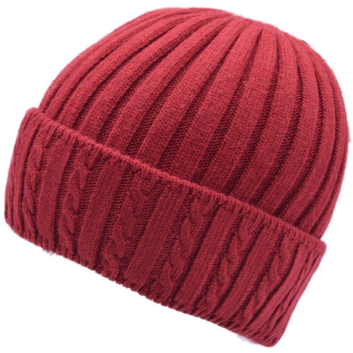 Knitted Beanie Hat (12pcs)