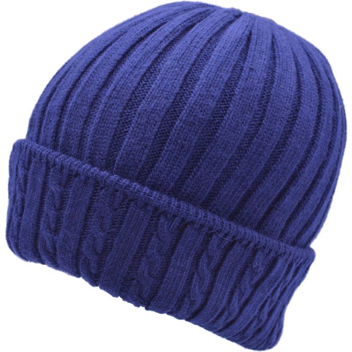 Knitted Beanie Hat (12pcs)