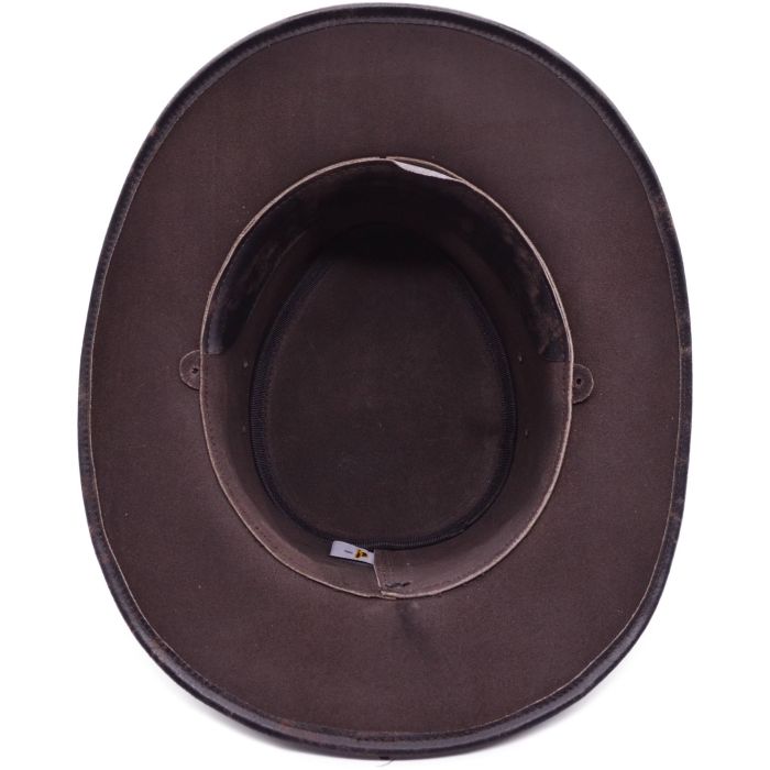 Genuine Crushable Leather Cowboy Hat