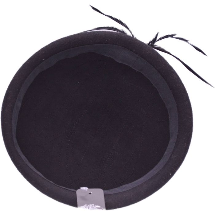 Womens Wool Felt Vintage Cloche Hat