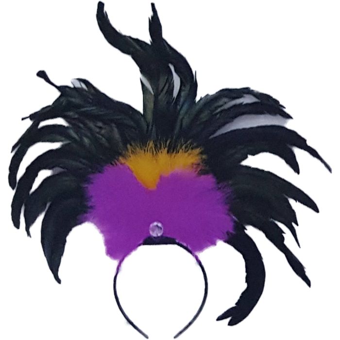 Feathered Carnival Headdress (12pcs)