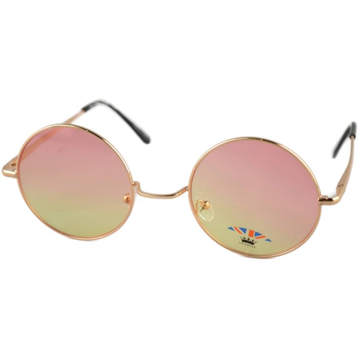 Pink Round Sunglasses (12pcs)