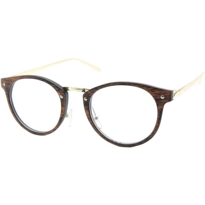 Retro Wood Look Sunglasses (12pcs)