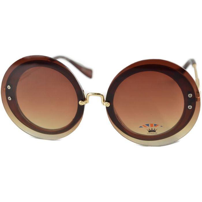 Large Round Retro Sunglasses (12pcs)