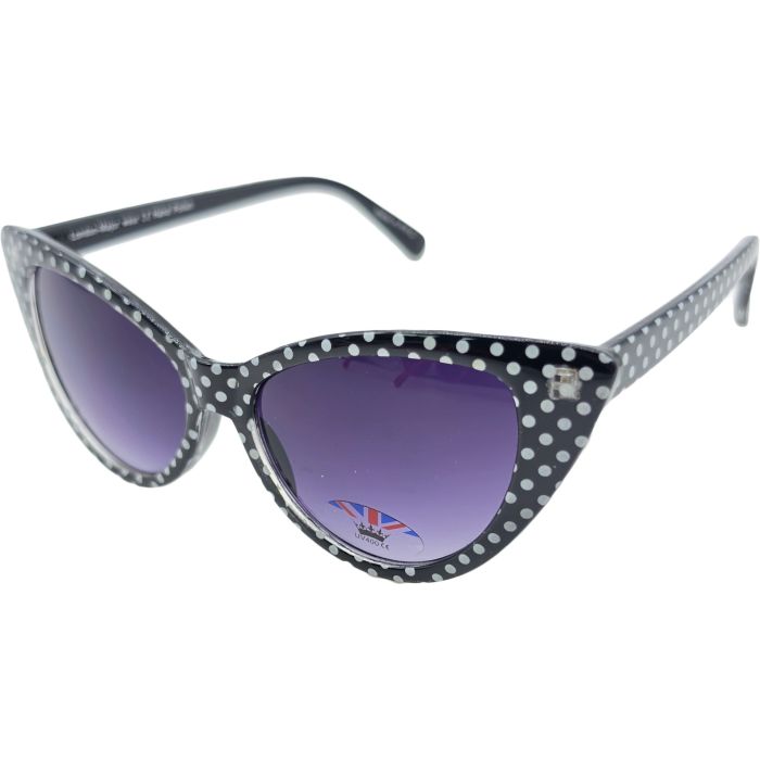 Dotted Cat Eye Sunglasses (12pcs)