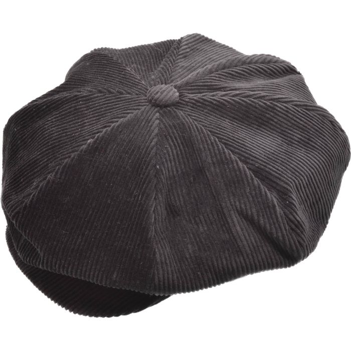 Large Corduroy Big Apple Newsboy Cap | | EA