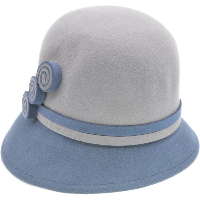 Womens Wool Felt Vintage Cloche Hat | | EA
