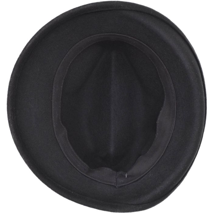 Womens Wool Felt Trilby Cloche Hat