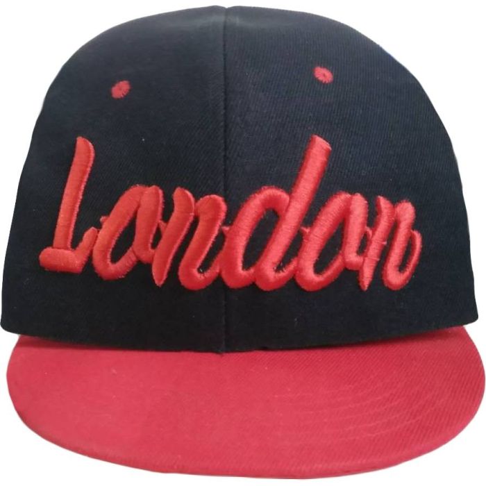 London Flat Peak Baseball Cap (12pcs)