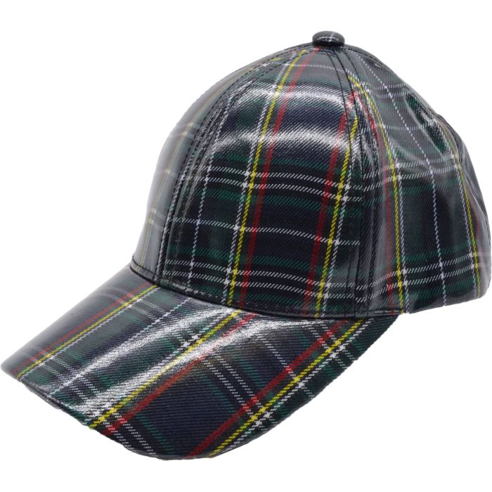 Scottish Tartan Baseball Cap (12pcs)