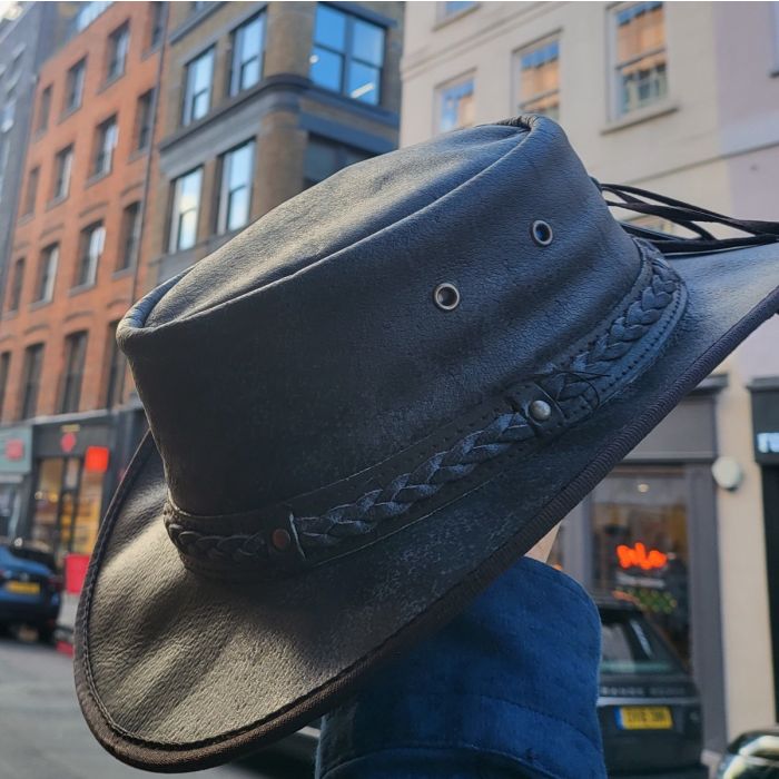 Genuine Leather Cowboy Hat
