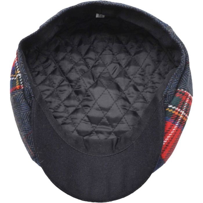 Patchwork Eight Panel Newsboy Cap