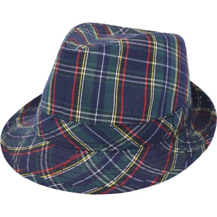 Summer Trilby Tartan Hat