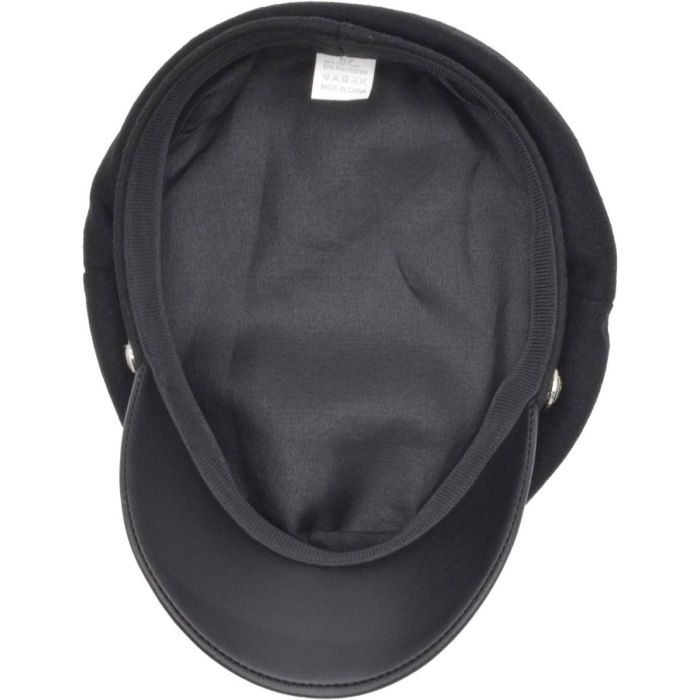 Wool Blend Captains Breton Hat