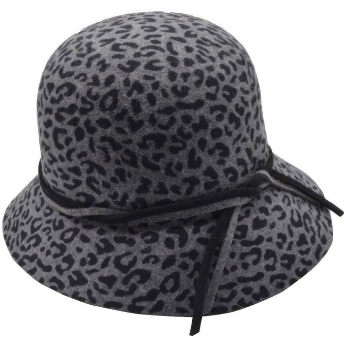 Womens Wool Vintage Cloche Hat