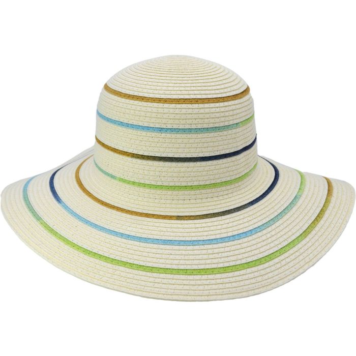 Womens Striped Summer Hat