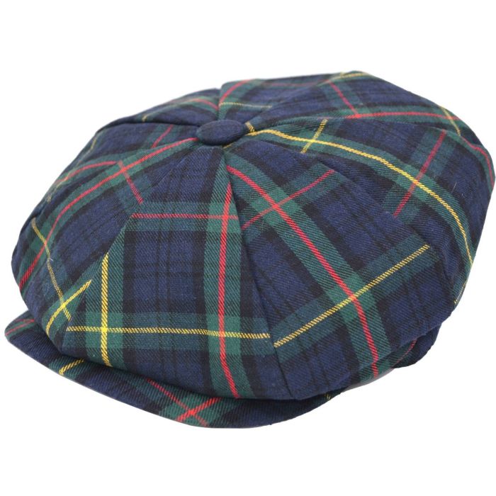 Scottish Tartan Newsboy Cap (12pcs)