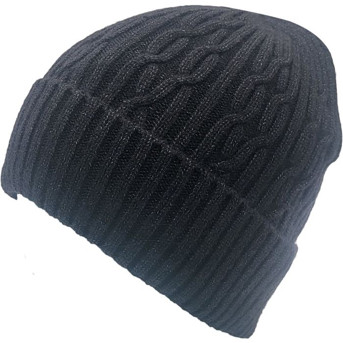 Stylish Knitted Beanie Hat (12pcs)
