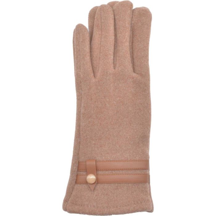 Womens Strapped Woolly Gloves (12pcs)