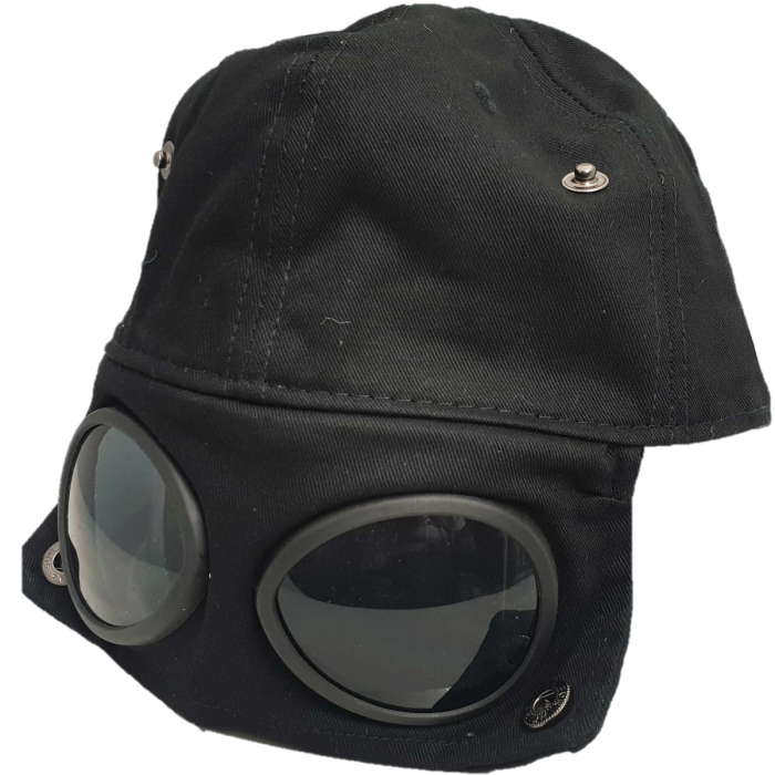 Baseball Cap With Goggles