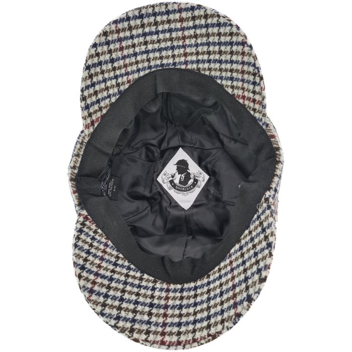 Sherlock Holmes Deerstalker Houndstooth Hat