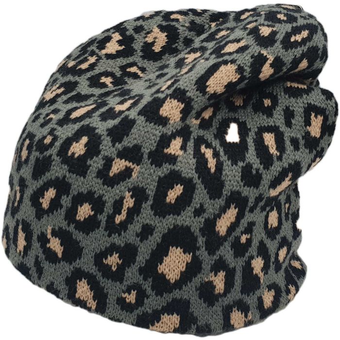 Mens Knitted Long Woolly Beanie (12Pcs)