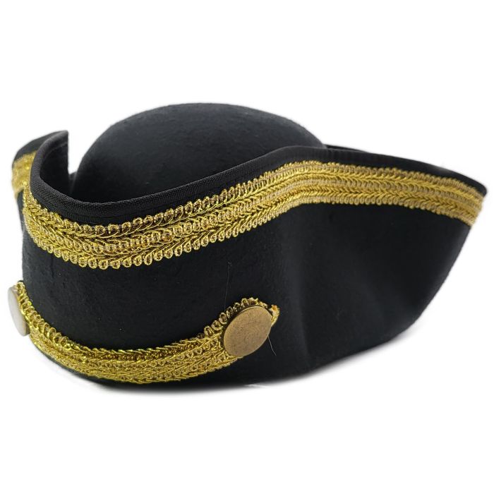 Fancy Tricorn Army Military Pirate Hat
