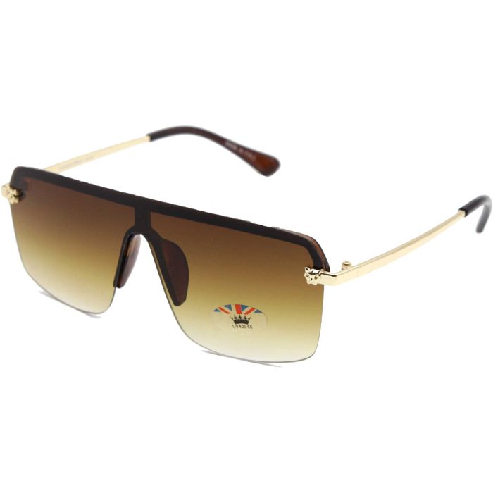 Square Big Black Frame Retro Sunglasses (12pcs)