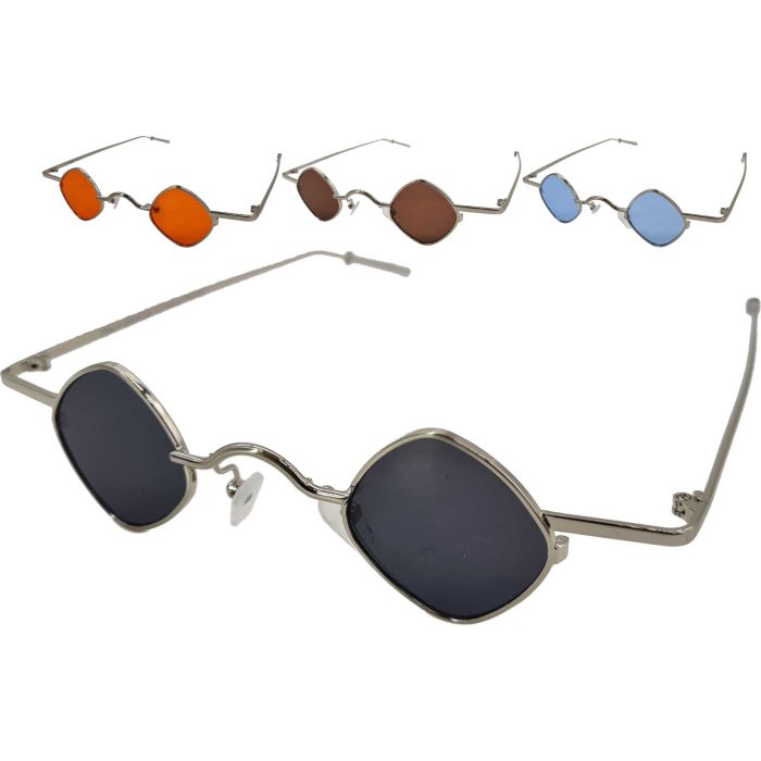 Fashion Diamond Shape Tiny Sunglasses (12Pcs)